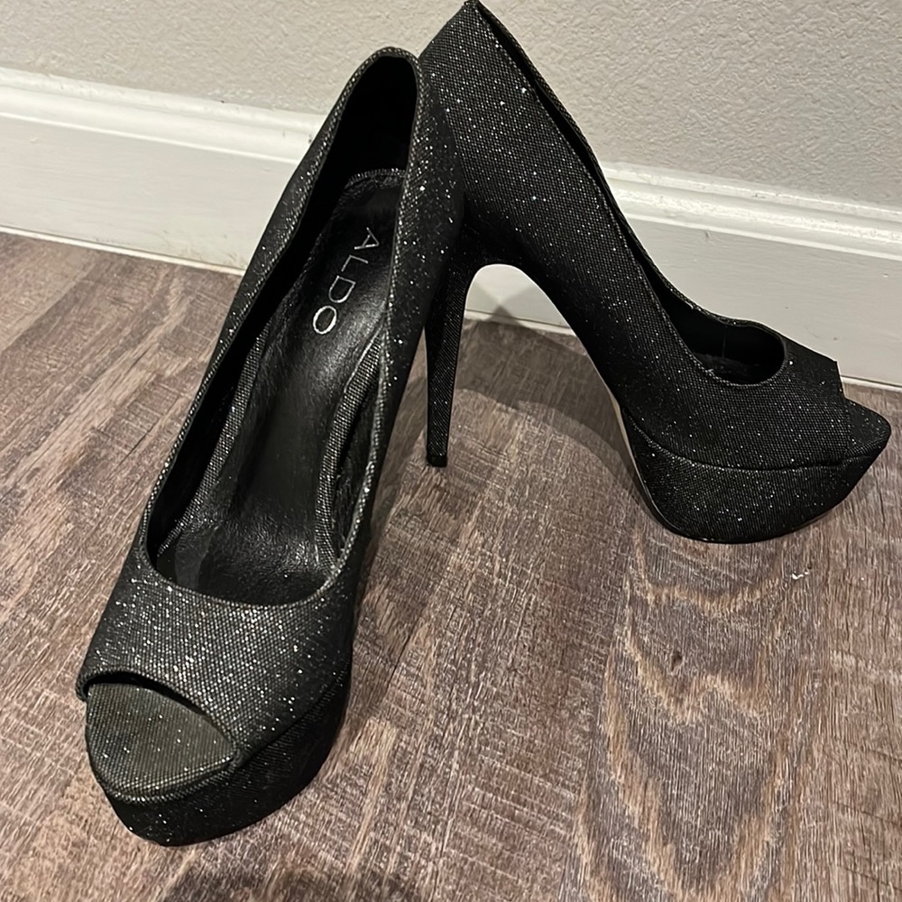 ALDO glitter high heels